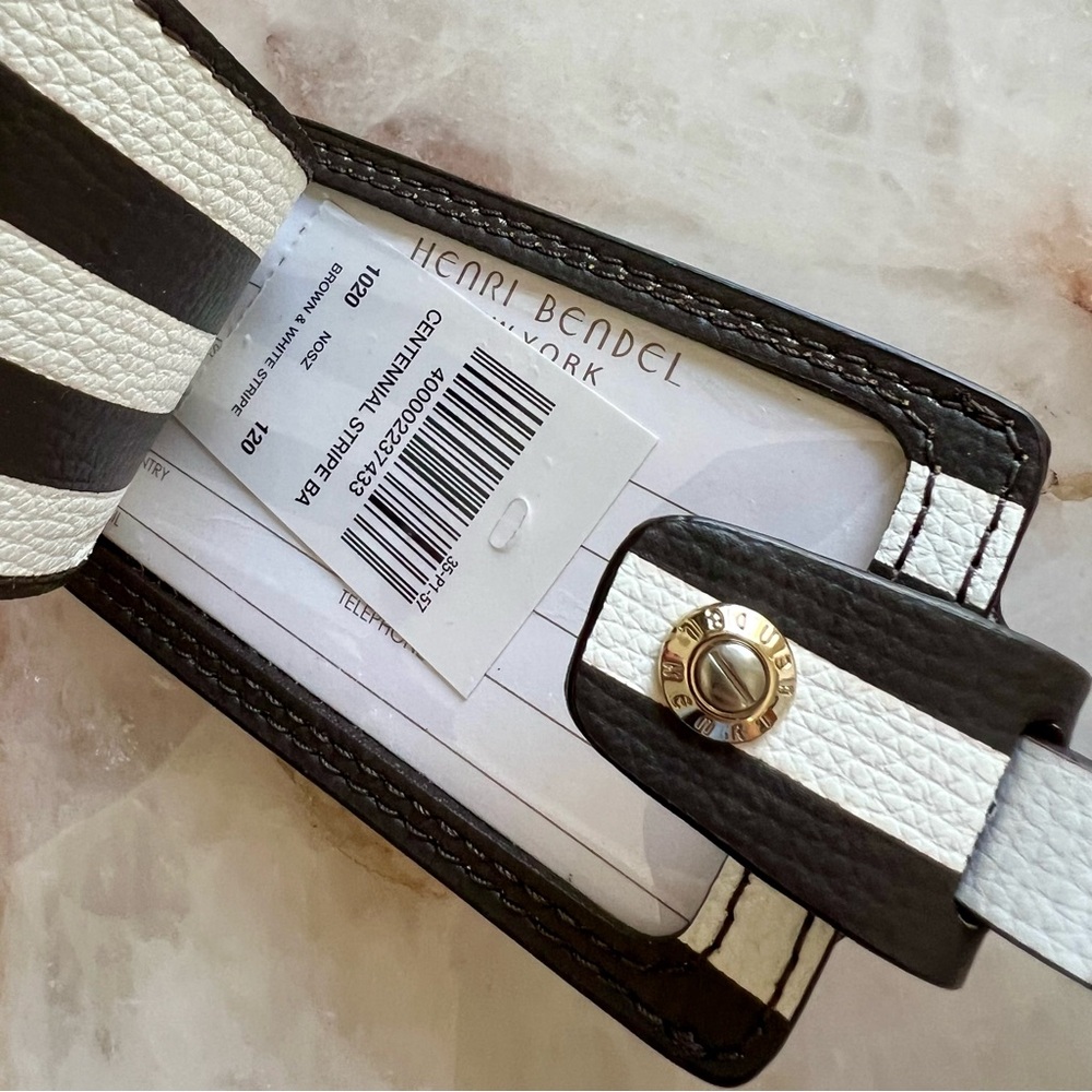 Henri Bendel Luggage Bag Tag NWT - Picture 2 of 7